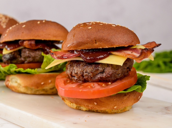 Gluten Free Burger and Brioche Bun