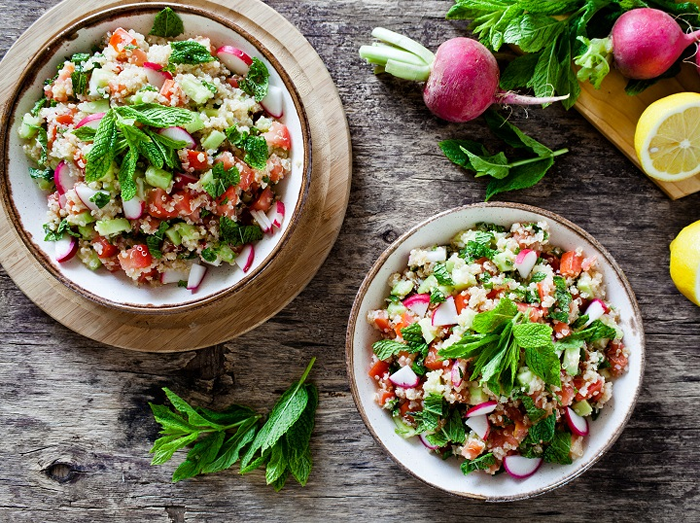 Quinoa, Edamame and Watermelon Salad