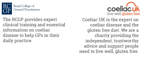 RCGP and Coeliac UK footer