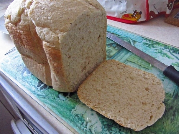 Baked homemade load of bread