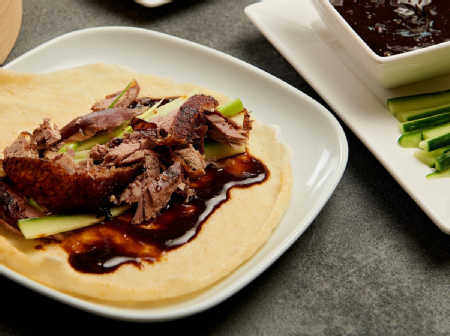 Duck & Hoi Sin Sauce Pancakes 