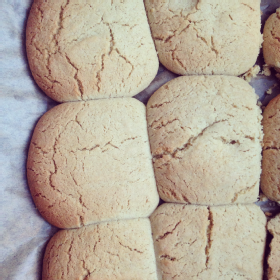 Soft-baked vanilla cookies