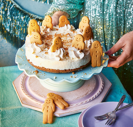White Chocolate and Gingerbread Cheesecake