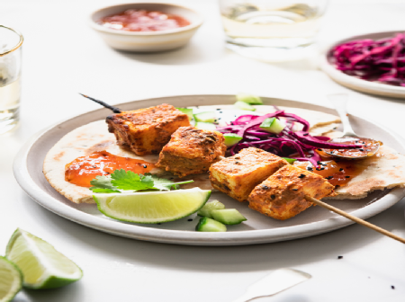 Tandoori Paneer Skewers