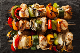 Chicken skewers