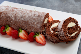 Chocolate swiss roll