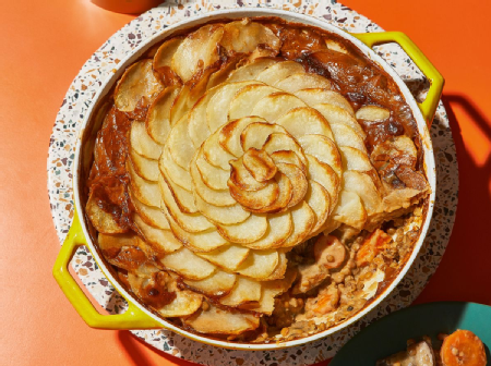 Creamy Mushroom Hotpot