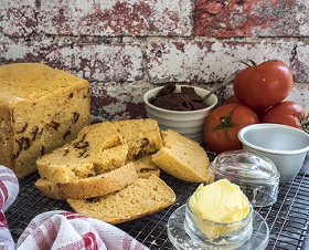 Panasonic Gluten Free Bread Sundried Tomato and Parmesan