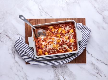 Tomato and Pepper Gnocchi Bake