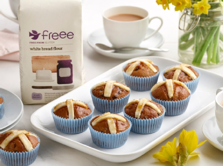 Gluten Free Hot Cross Muffins