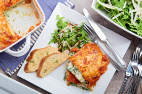 Gluten free chicken lasagne