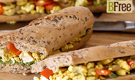 BFree Tofu Scramble Baguette