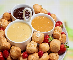 Gluten free profiteroles