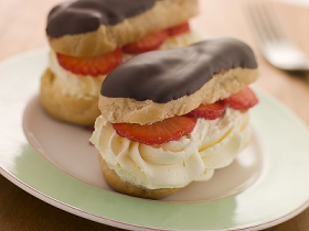 pastry eclairs