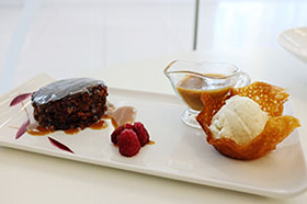 Sticky toffee pudding