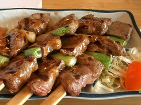 beef skewers