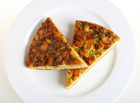 broccoli and chickpea frittata