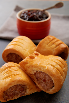Sausage Roll with Gluten Free Rough Puff Pastry