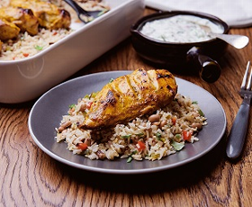 Spiced Chicken & Bean Rice