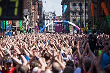 View of the Great Manchester Run crowd