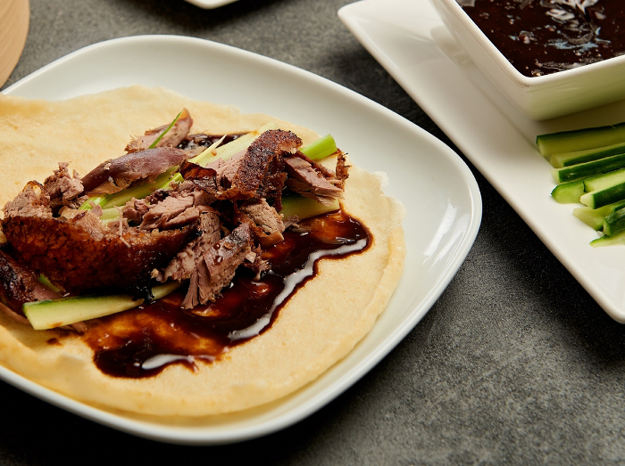 Duck & Hoi Sin Sauce Pancakes 