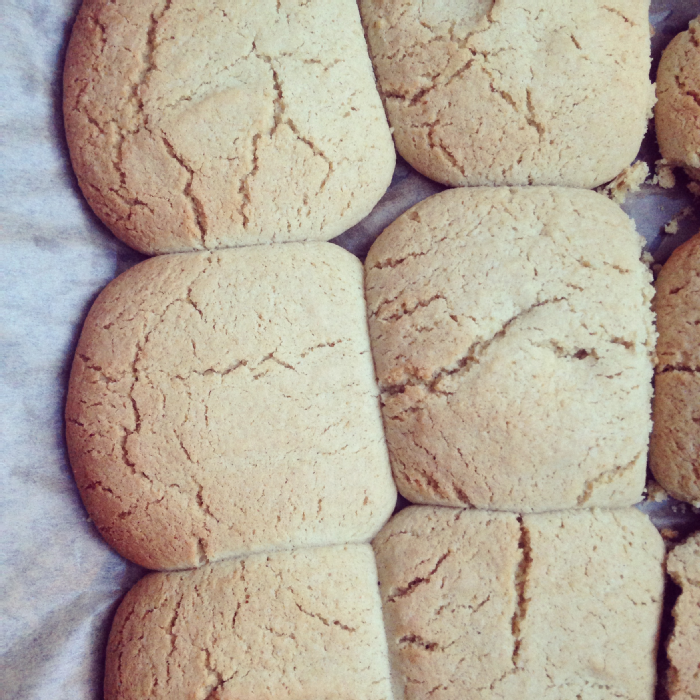 Soft-baked vanilla cookies