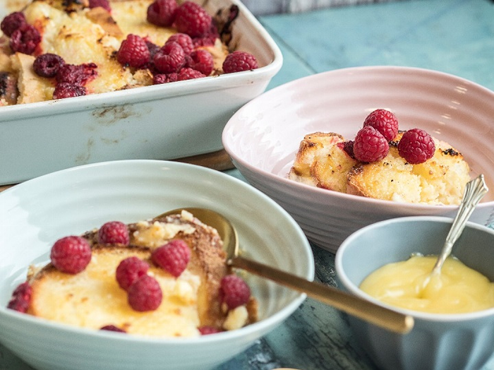 Gluten Free Raspberry and Lemon Pudding 720x538