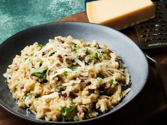 Bacon and Mushroom Risotto