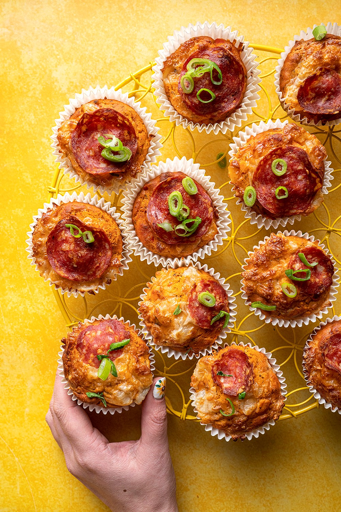 gluten free pizza muffin