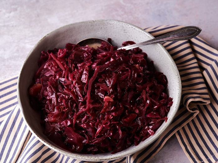 Brasied Red Cabbage