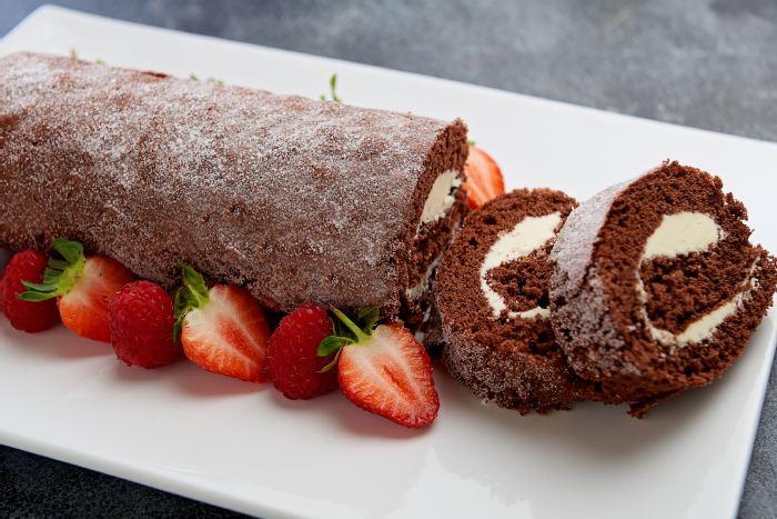 Chocolate swiss roll