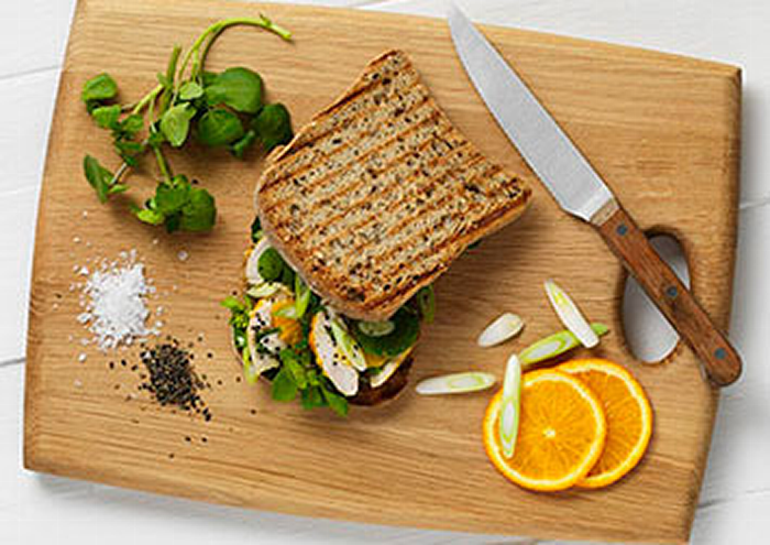 Chicken, Watercress & Orange Sandwiches