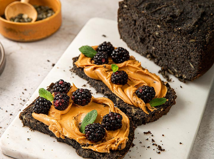 Black Keto Gluten Free Bread 