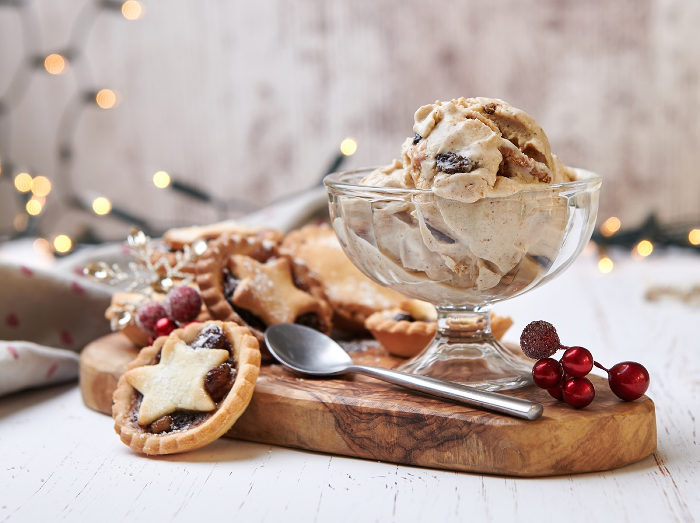 Gluten Free Mince Pie Ice Cream