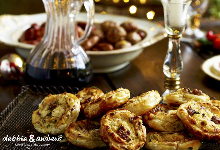 Sausage & Cheddar Pin Wheels 