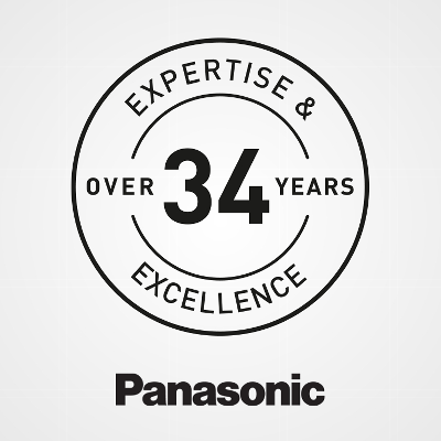 Panasonic - 34 years of excellence and expertise