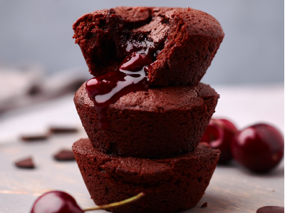 Cherry Chocolate Fondant