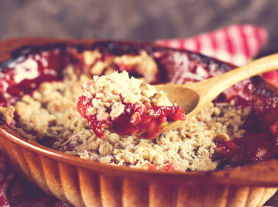 Rhubarb Crumble 