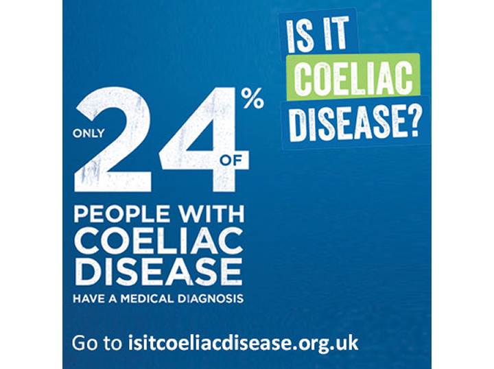 Only 24% of people with coeliac disease have a medical diagnosis