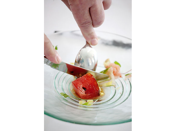 Judges tasting Jonathan's starter