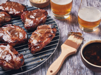 Pork Steaks with Asian BBQ Sauce