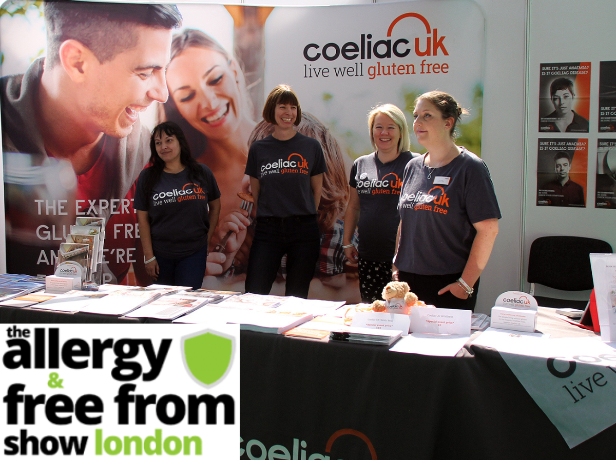 See you at the Allergy & Free From Show! Coeliac UK