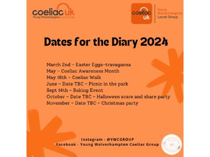 2024 dates for diary