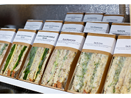 Pre packed sandwiches