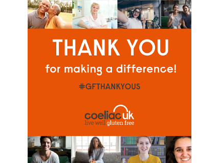 Coeliac UK Thank You Thursday