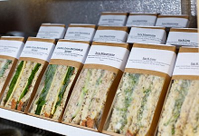 Pre packed sandwiches